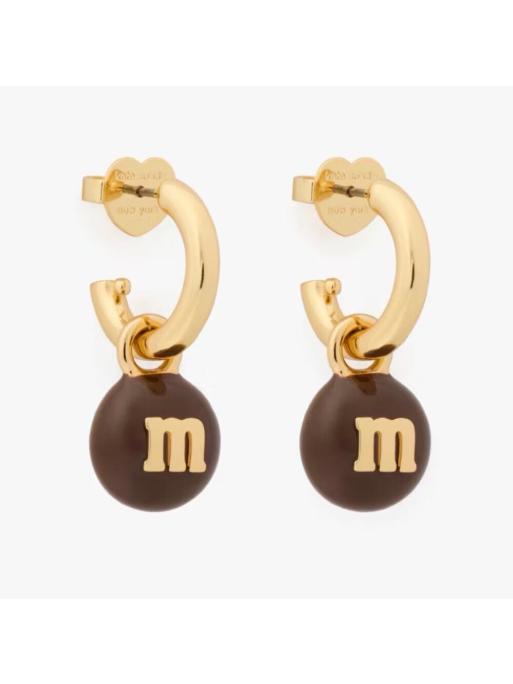 Kate Spade New York M&M Charm Huggies
